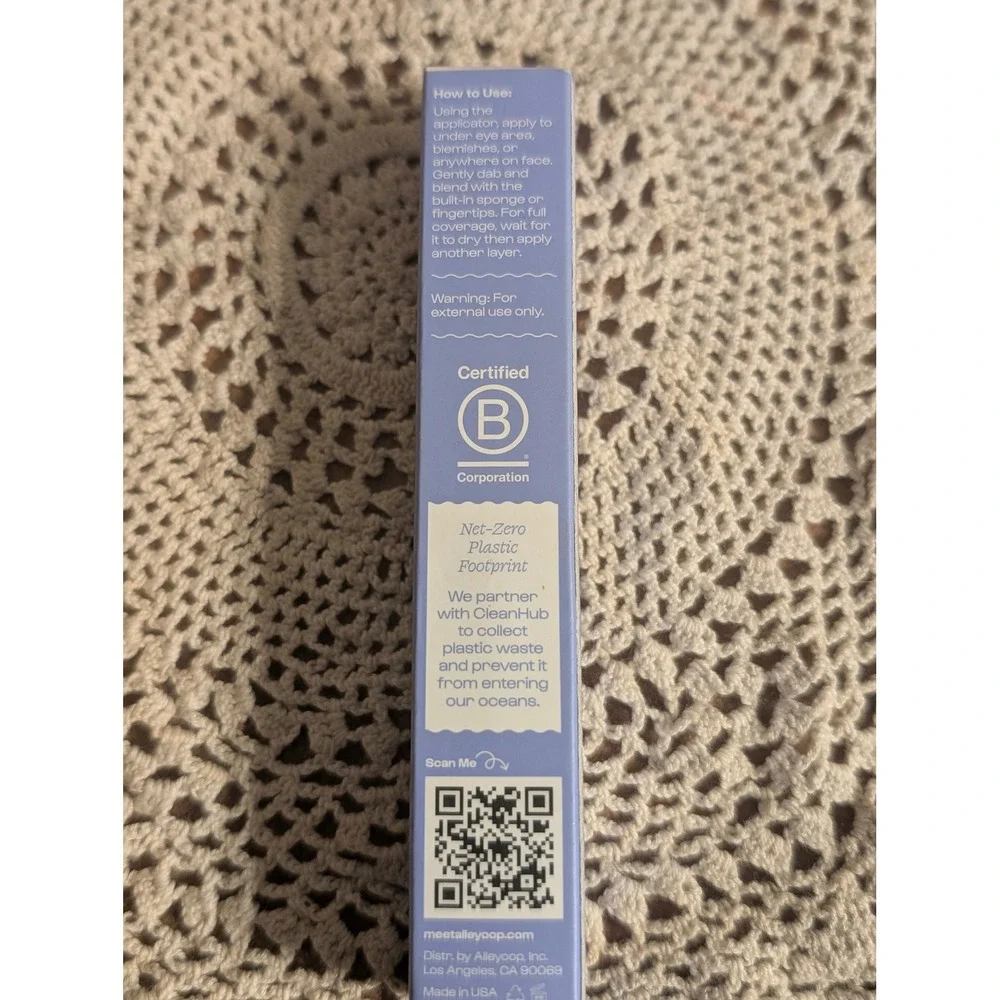 Alleyoop Game Face Second Skin Concealer Superstar 0.19oz New in Box